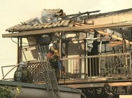 小学校に隣接も延焼なし…名古屋市昭和区で住宅火災 中にいた住人の高齢女性は自力で避難 消火活動続く