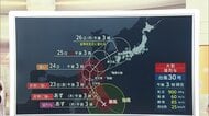 台風30号が“スーパー台風”に　中心気圧は900ヘクトパスカル　東寄りの進路だと勢力衰えず本州に接近・上陸の恐れ　秋雨前線も停滞