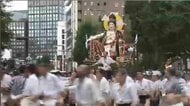 博多祇園山笠　「追い山笠」でフィナーレ　早朝の街を駆け抜ける　福岡