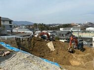 「外に出てみたら道路陥没」道路の一部が崩落　巻き込まれた人やけが人はなし　奈良市の住宅街