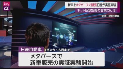 国内初！日産が“メタバース”で新車販売の実証実験　アバターで試乗から契約まで　仮想空間の“没入体験”で販促拡大も期待