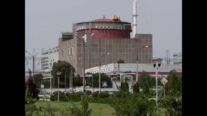 ウクライナ・ザポリージャ原発　職員が利用するバス停でドローン爆発　16人死傷