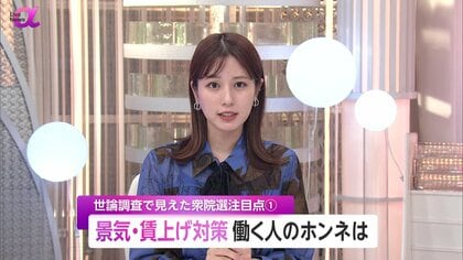 物価高進むのに収入増えない…「景気・賃上げ」働く人の本音は？世論調査で見えた衆院選注目点