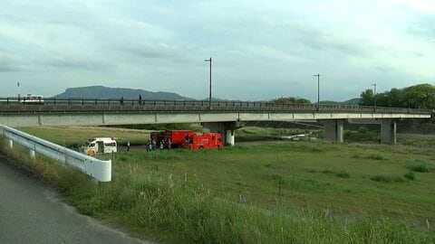 「12～13歳の男性が川に流された」消防などの捜索で川から1人発見　大分・中津市内の病院に搬送　その後、死亡確認