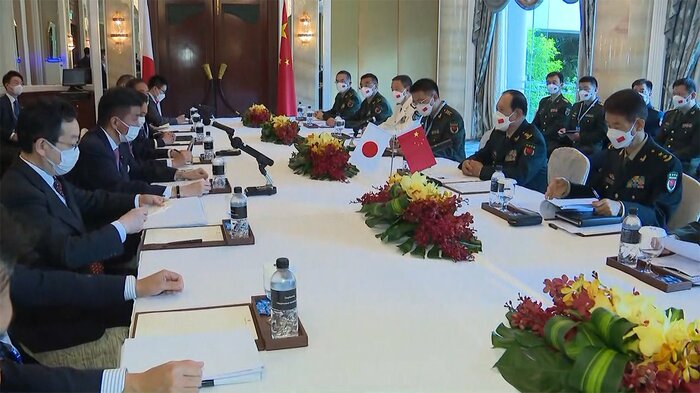 日中防衛相会談