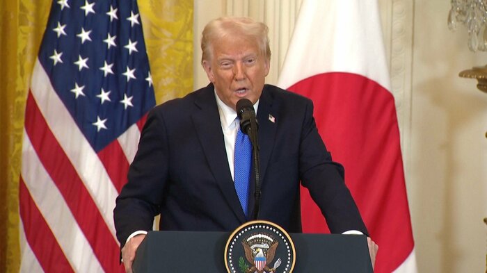 「買収するのではなく、多額の投資を行うことで合意」と述べたトランプ大統領