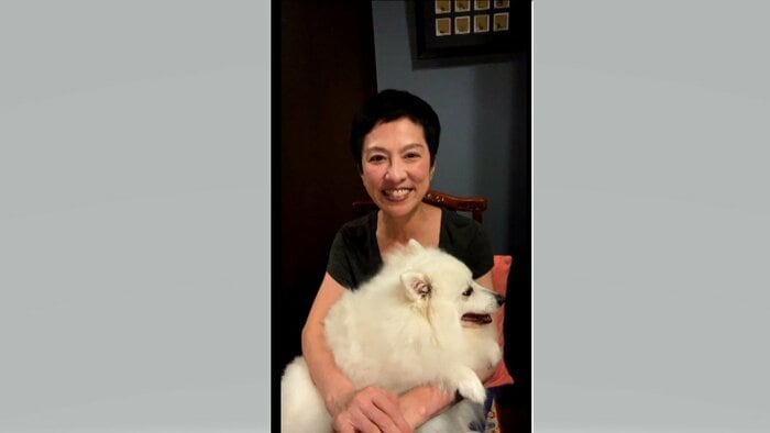 インスタライブには愛犬も登場。様々な角度からアピールしたが…(蓮舫氏のインスタグラムより)