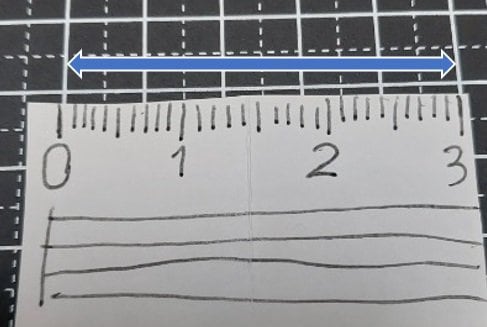 もしや5cmある?(※矢印は編集部で追加)