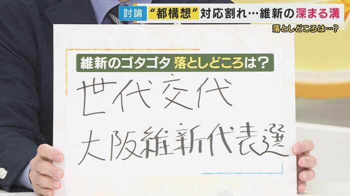 「世代交代　大阪維新代表選」