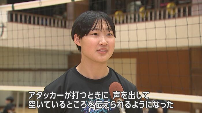 常田心優選手（3年）