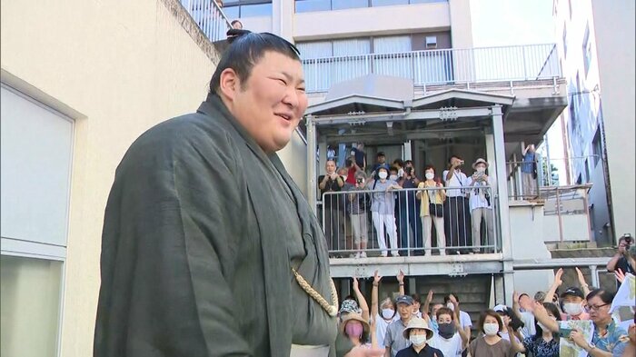 十両優勝の報告会(2023年7月)