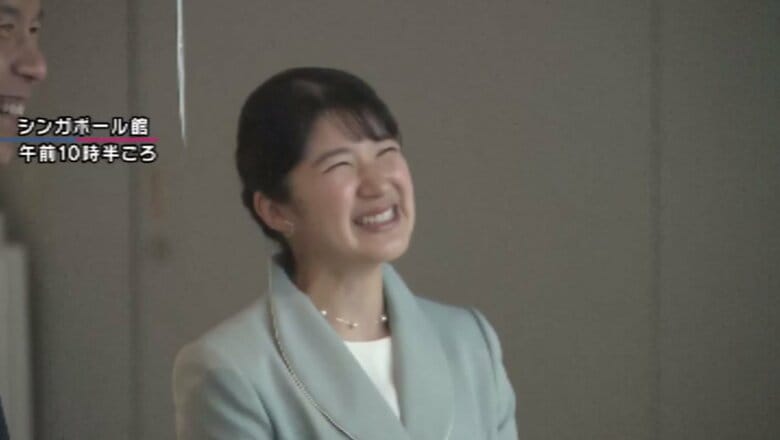 万博視察の愛子さま シンガポール館のタッチパネルに“夢”は「世界平和」と書き込まれる｜FNNプライムオンライン
