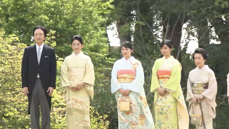 「春の園遊会」62年ぶりにルート変更　両陛下や愛子さまが歓談しソフトボール談義も　愛子さま「ノックやってみたい」｜FNNプライムオンライン