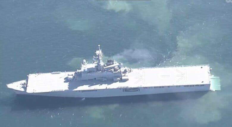 輸送艦「おおすみ」　艦内の同僚の寝室に侵入し下着盗んだ疑い　元乗員（24）逮捕　海自呉地方警務隊｜FNNプライムオンライン