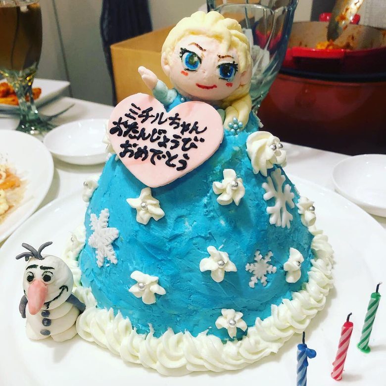 充ちゃん3歳の誕生日ケーキ