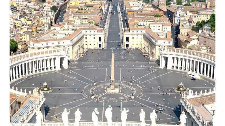 バチカン市国　サン・ピエトロ大聖堂の広場