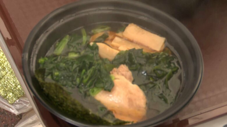 被災者にふるまわれたラーメン