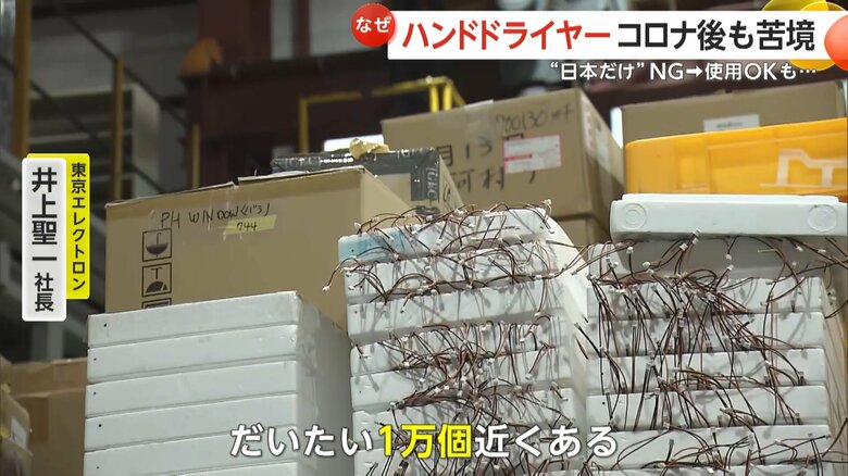 積み上がった在庫の山