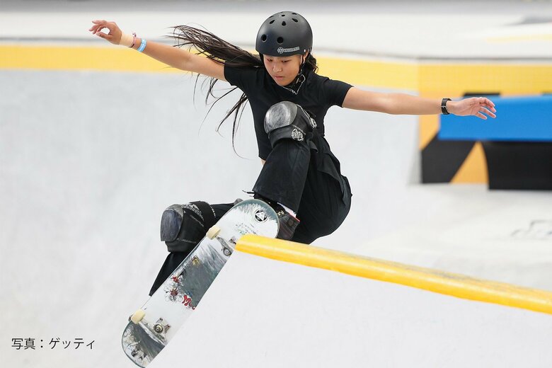 長い手足から繰り出すスタイリッシュなトリックに注目