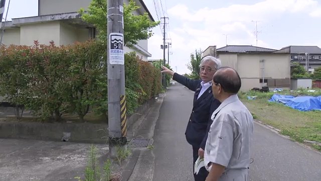 防災マイスターの松尾一郎さんと二本松市の三保恵一市長