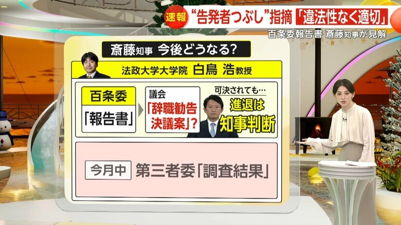 斎藤知事へ「辞職勧告決議案」を出す動きがあるかもしれない今後の可能性
