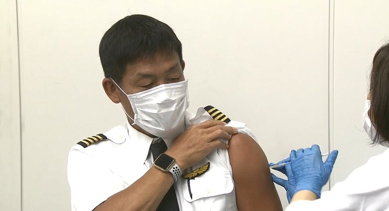 ＡＮＡで先行職域接種始まる 6月13日