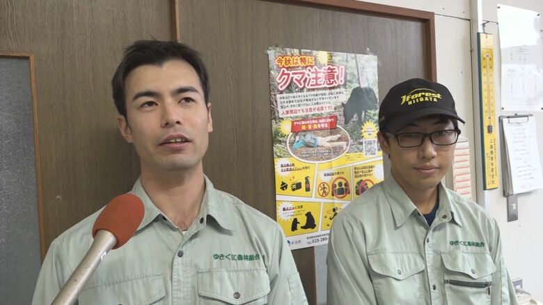 クマに襲われ男性2人がケガ（上越市）