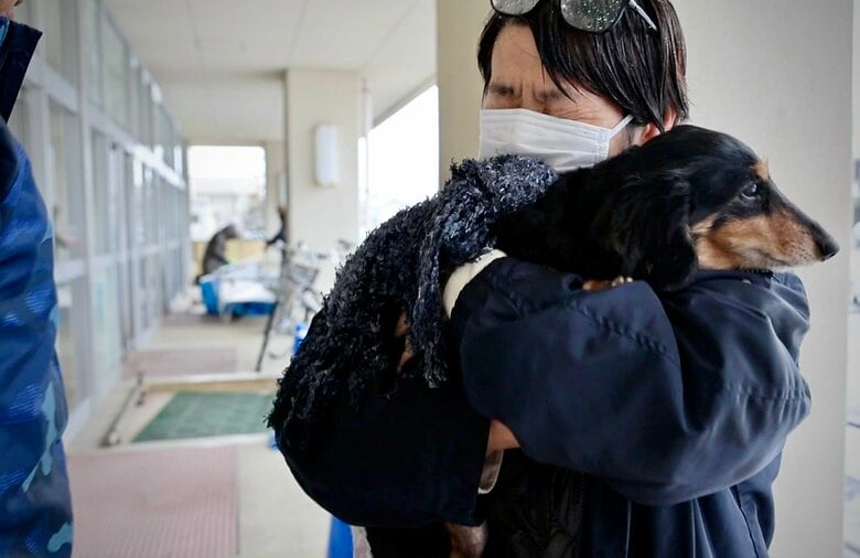 「絶対にまた一緒に暮らそうね」　そう何度も話しかけた（写真提供：ピースワンコ・ジャパン）