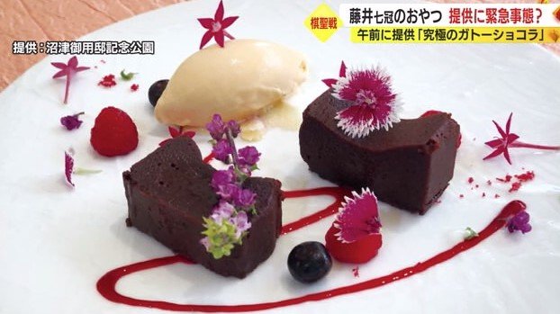 予定していたもの　食用の大きな花やベリーを用意