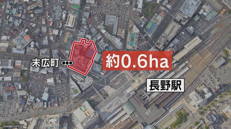 長野駅前の再開発計画