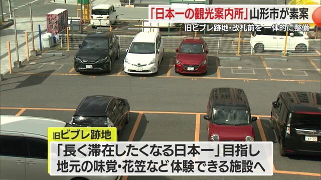 現在は駐車場になっている「旧ビブレ跡地」