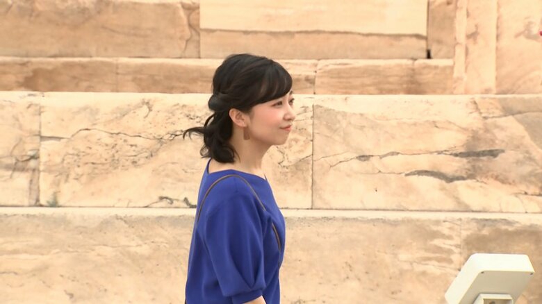 ガイドの説明に熱心に耳を傾けられた