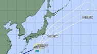 【台風情報】台風26号の進路予想　30日午後9時には八丈島の南南西約170キロに達する予想　10月1日午後9時には福島県いわき市の東約340キロに達する予想