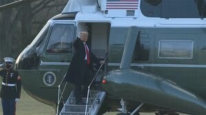【速報】トランプ大統領 就任式出ずに別荘へ 沿道に支持者「おかえり」