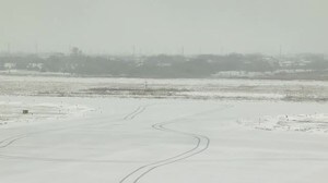 山陰両県に暴風雪警報 浜田市で最大瞬間風速28.2メートル 米子市で積雪8センチ