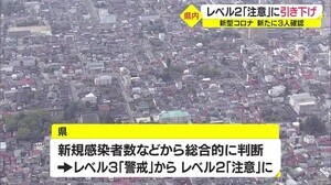 県独自のコロナ注意警戒レベル引き下げ「レベル2に」 山形県