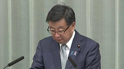 【速報】「懸念の払拭強く望む」中国女子テニス選手巡り松野長官