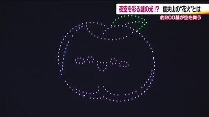 福島市の夜を彩ったドローン花火　福島“らしさ”全開のデザインで魅了　「素敵な街と思えるきっかけに」