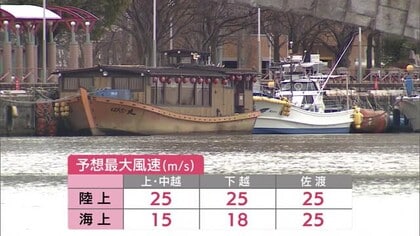 大気の状態が非常に不安定　暴風・高波に警戒　交通機関にも影響ＪＲは夕方から運転取りやめる区間も【新潟】