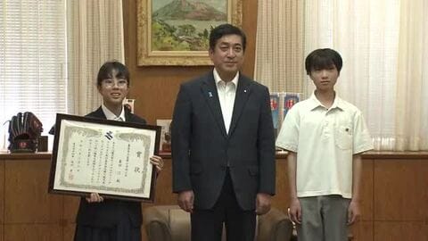 キッズプログラマーが知事表敬　「弟の役に立つものを」【鹿児島】