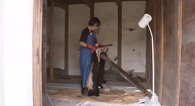 せん打ちは“命への敬意”を込める大切な工程