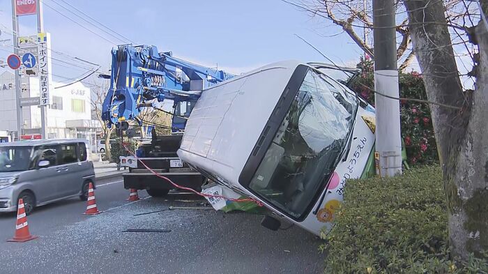 大分市の事故現場(2024年1月)