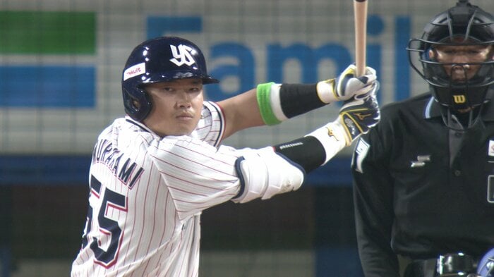 2024年 本塁打と打点の2冠に輝いた村上宗隆