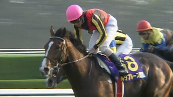 2004年菊花賞を制したデルタブルース