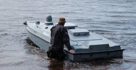 マグラV5 水上自爆ドローン（ウクライナ国立国防大学HPより）
