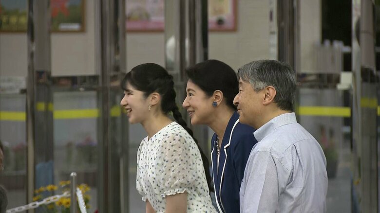 愛子さまが須崎御用邸から一足先に帰京　6年ぶりにご一家で須崎御用邸でご静養｜FNNプライムオンライン