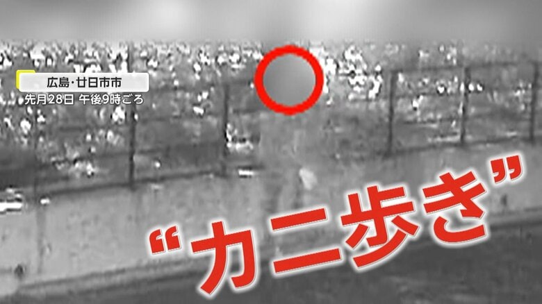 【独自】闇バイト？車窃盗？“カニ歩き”でセンサーライトの作動範囲確認か　3日連続で不審者が…ライト点滅で断念か　広島・廿日市市｜FNNプライムオンライン