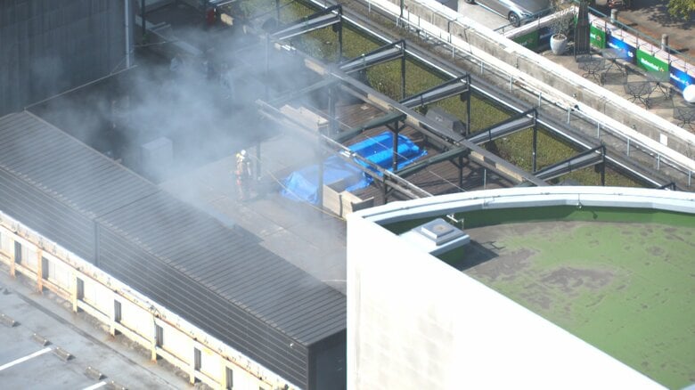 アクアシティお台場のバーベキュー施設で火事「白煙が上がっている」目撃者が通報…消防車など16台出動　けが人なし　東京・港区｜FNNプライムオンライン