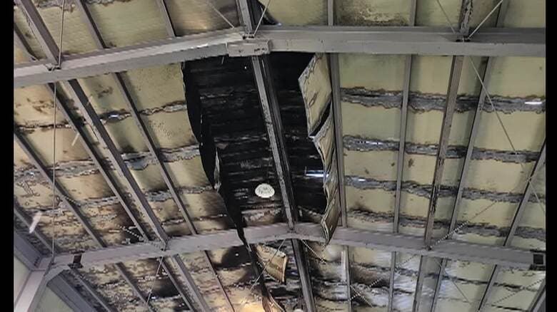 北朝鮮の「ゴミ風船」爆発　倉庫の屋根“330平方メートル”焼ける…9月4日～8日で「ゴミ風船」約1250個飛ばす｜FNNプライムオンライン
