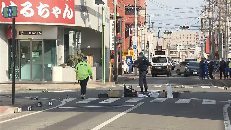 暴力団同士の銃撃・乱闘事件が起きた現場(去年3月4日 群馬・伊勢崎市)